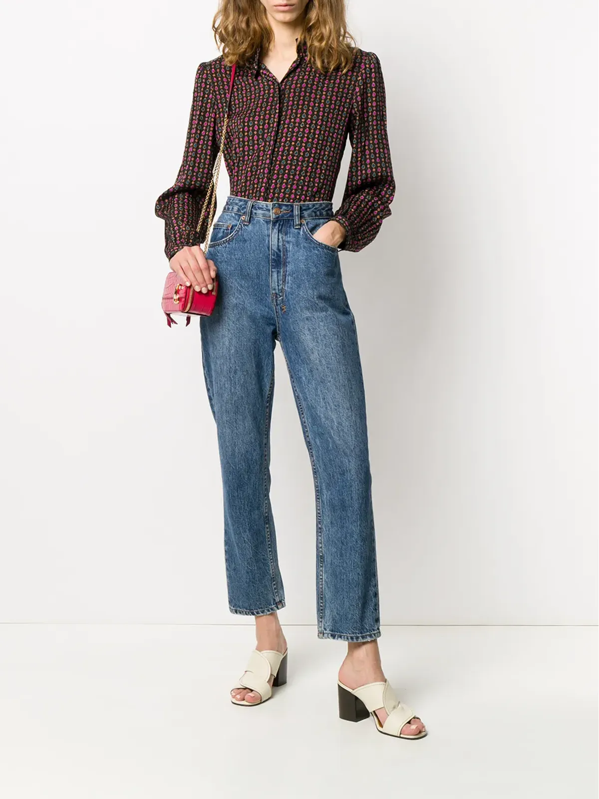Lanvin Pre-Owned カードデックス柄プリントシャツ - 画像2