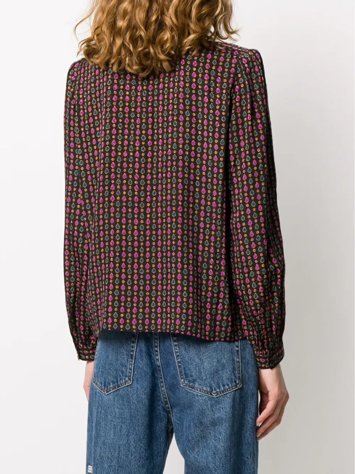 Lanvin Pre-Owned カードデックス柄プリントシャツ - 画像4