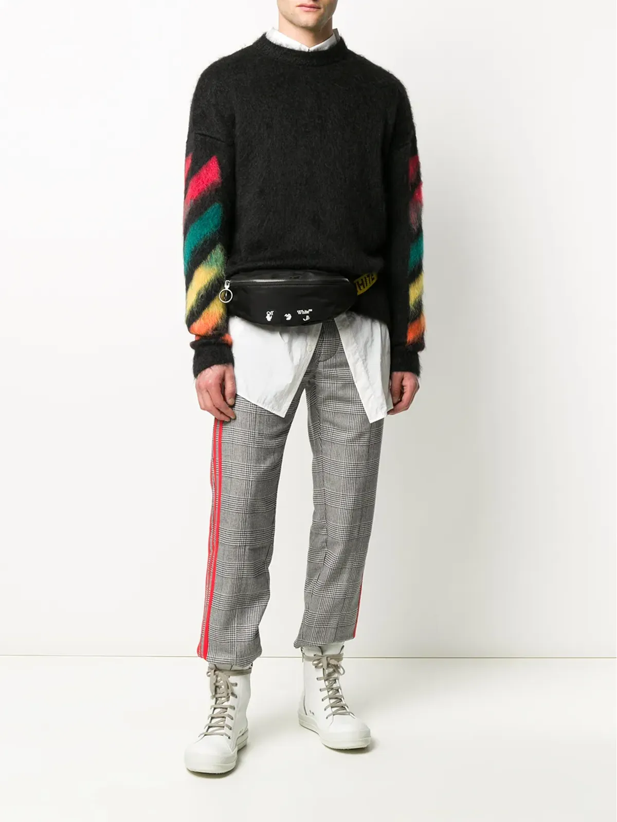 Off-White アローズプリント ブラッシュドエフェクト ジャンパー - 画像2