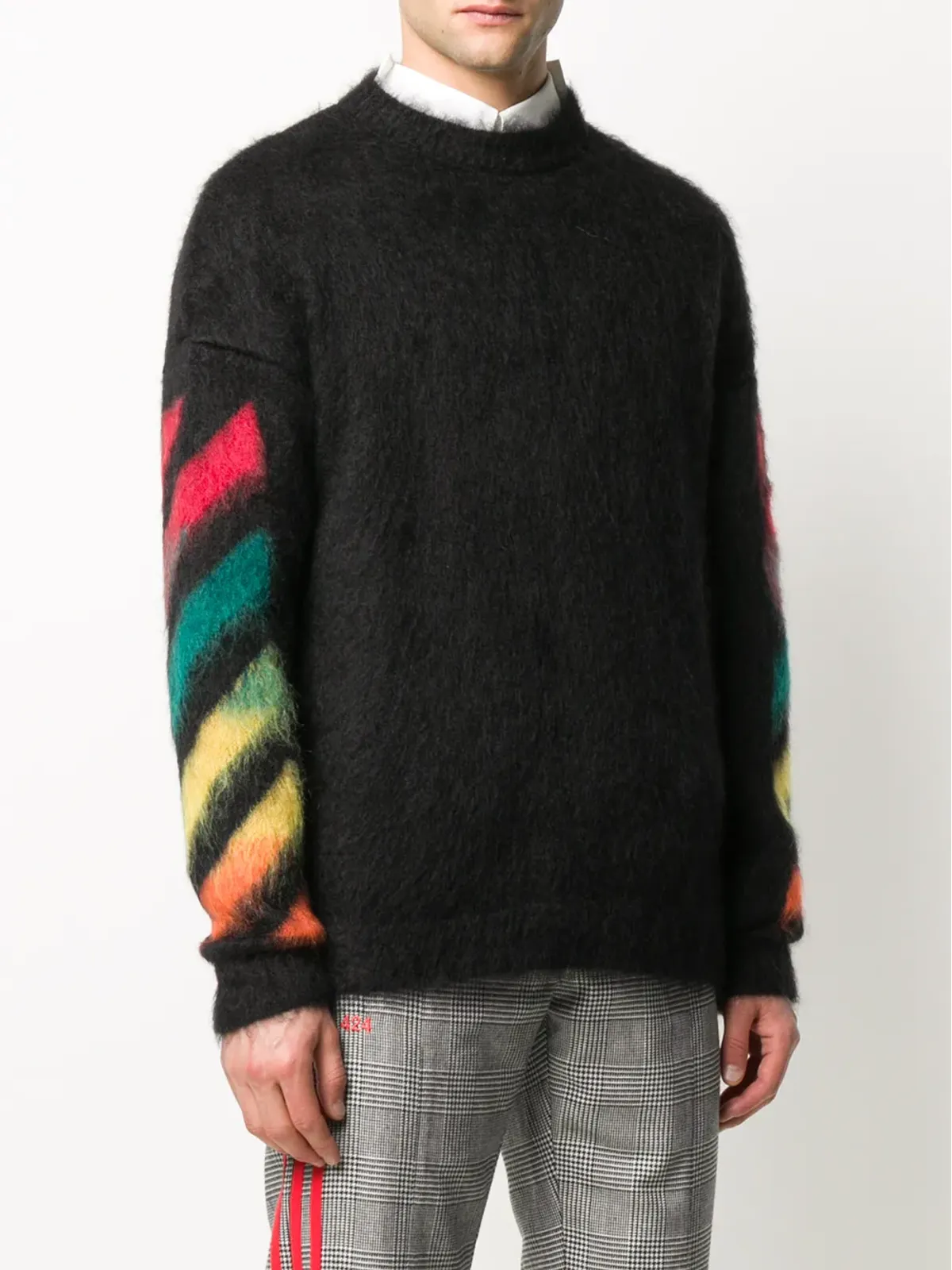 Off-White アローズプリント ブラッシュドエフェクト ジャンパー - 画像3