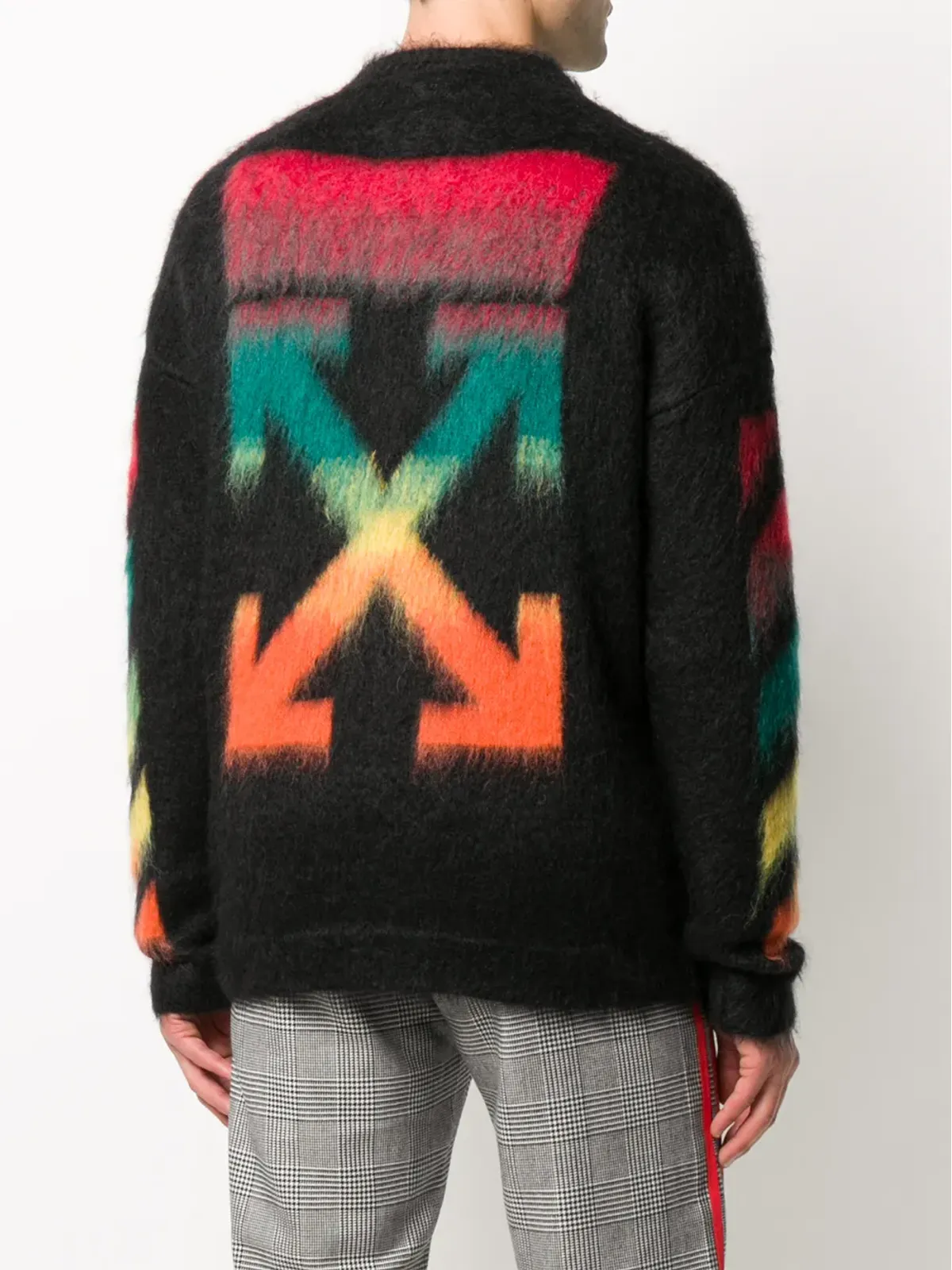 Off-White アローズプリント ブラッシュドエフェクト ジャンパー - 画像4
