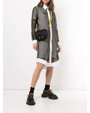 Off-White フリー Winonaプリント シャツドレス - ブラック - サムネイル2