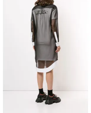 Off-White フリー Winonaプリント シャツドレス - ブラック - サムネイル4
