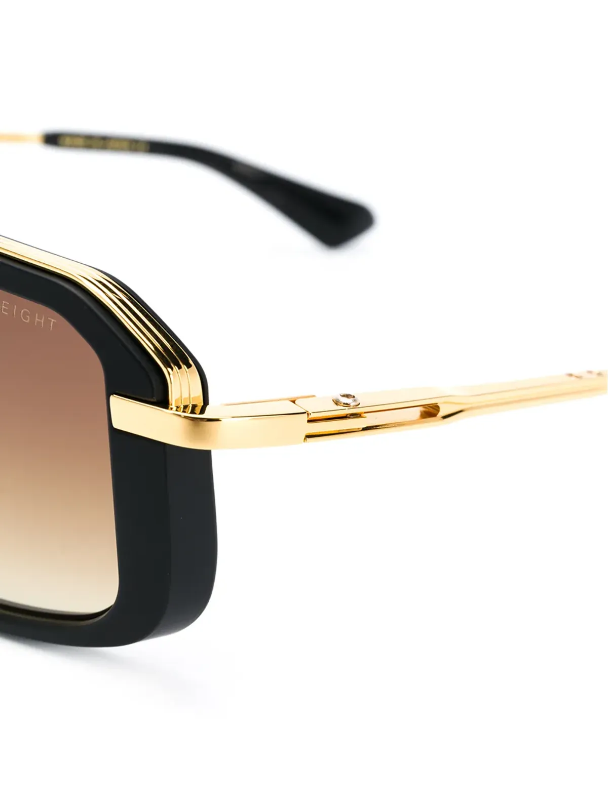 Dita Eyewear ツートーンスクエアフレームサングラス - 画像3