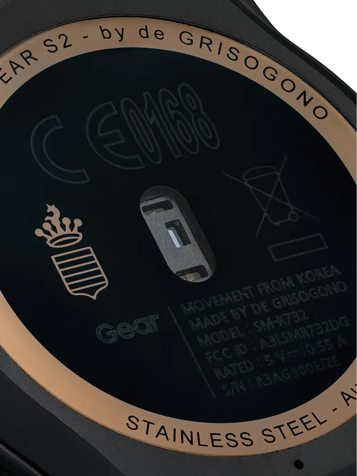 De Grisogono Samsung Gear S2 41mm スマートウォッチ - ブラック - 画像4