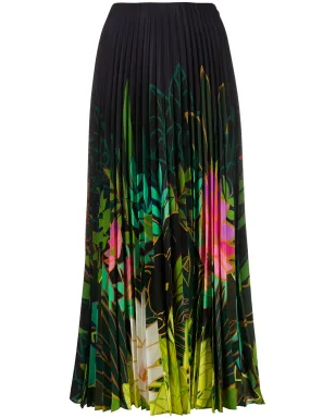 Valentino Garavani プリーツ花柄スカート - サムネイル1