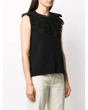 Jil Sander 刺繍入りノースリーブトップス - サムネイル3