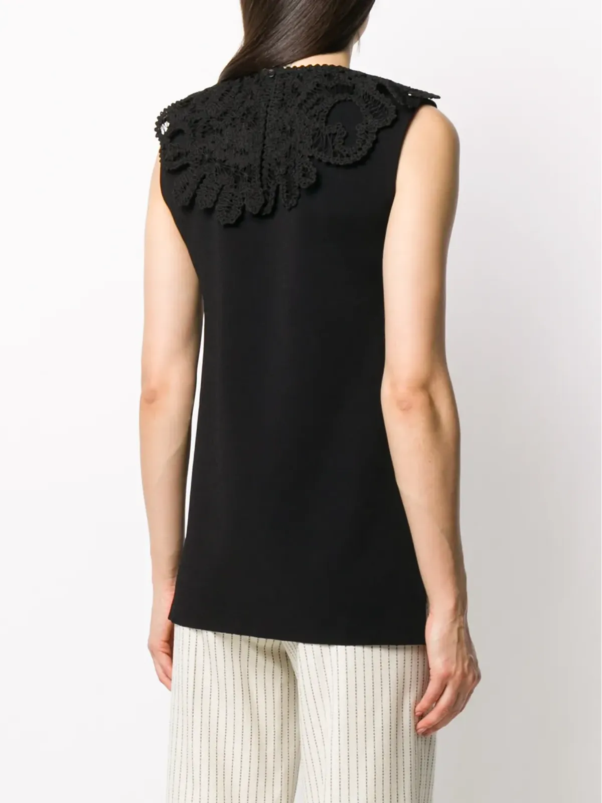 Jil Sander 刺繍入りノースリーブトップス - 画像4