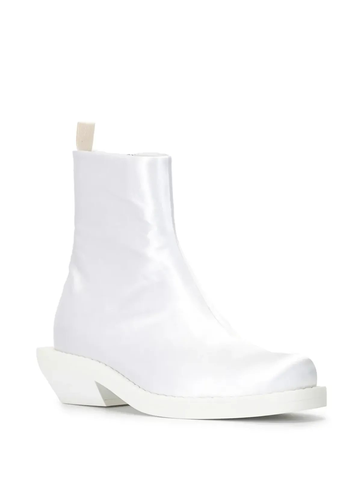 MM6 Maison Margiela サテン アンクルブーツ - 画像2