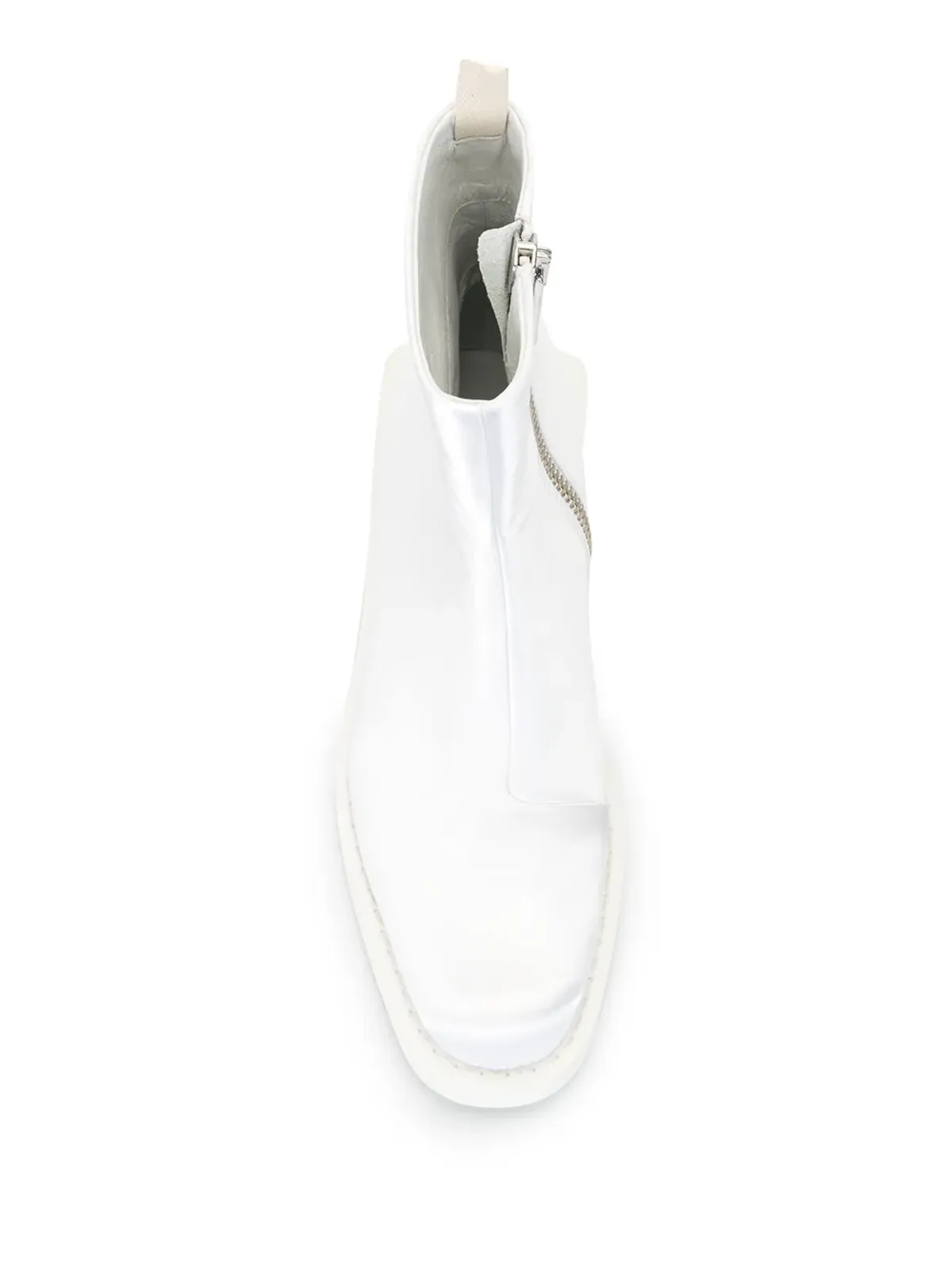 MM6 Maison Margiela サテン アンクルブーツ - 画像4