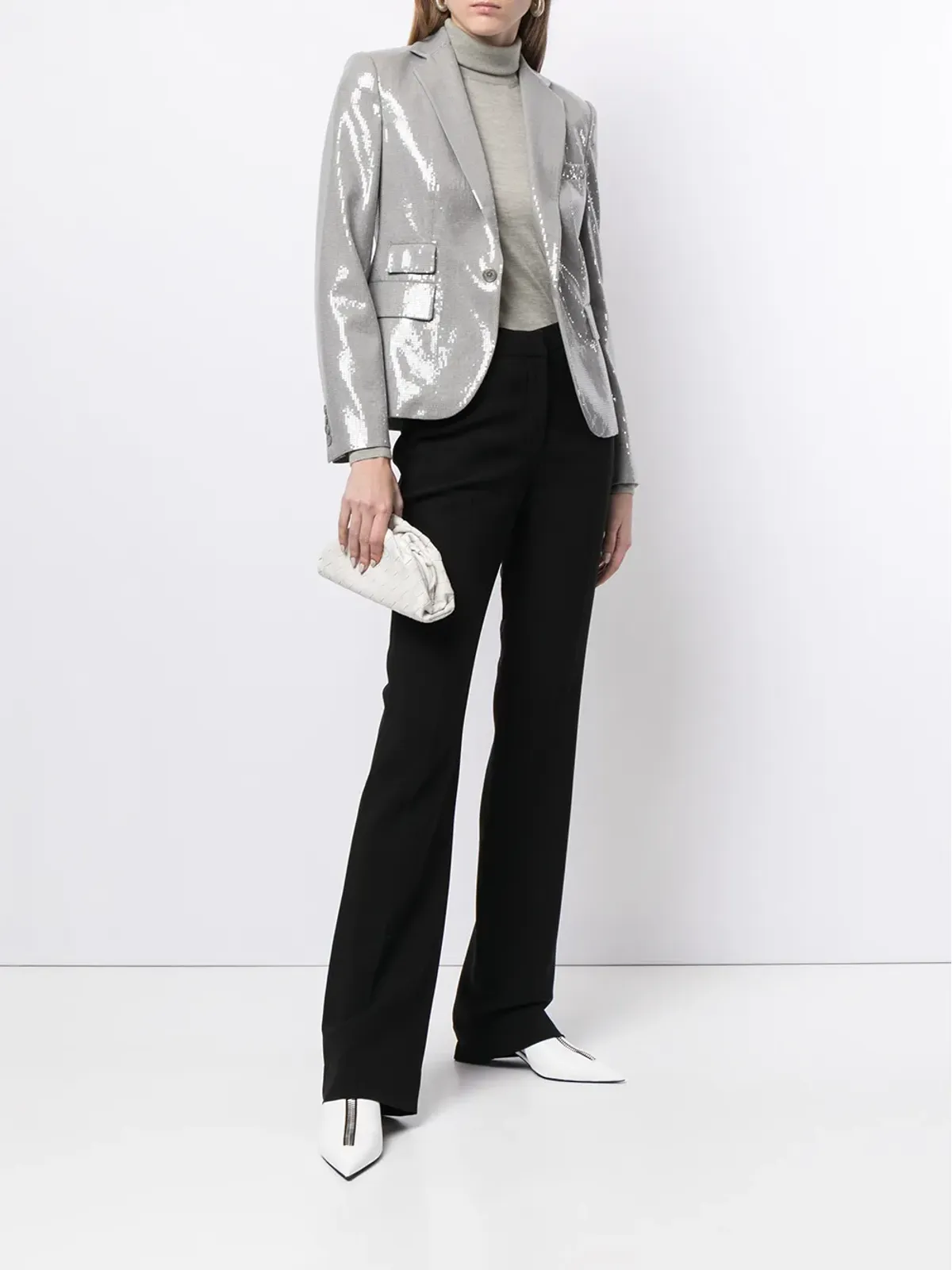 Ralph Lauren Collection シングルブレスト スパンコール ブレザー - 画像2
