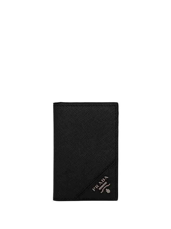 Prada Prada サフィアーノ二つ折りウォレット - ブラックの商品画像