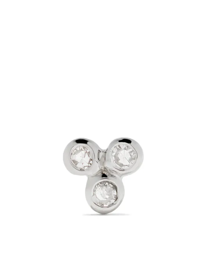 Maria Black Maria Black 14ktホワイトゴールド トライアッド ダイヤモンドスタッド ピアスの商品画像