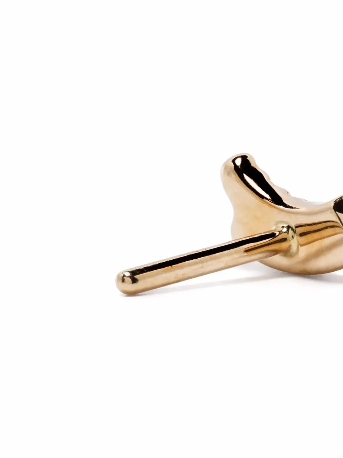 Maria Black 14K イエローゴールド レインボーダイヤモンドとピンクサファイア スタッド - 画像4