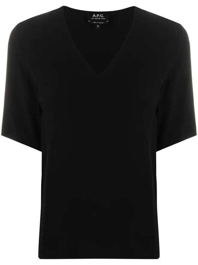 A.P.C. A.P.C. VネックリラックスフィットTシャツの商品画像