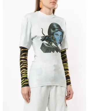 Off-White タイダイ パンサー Tシャツ - サムネイル3