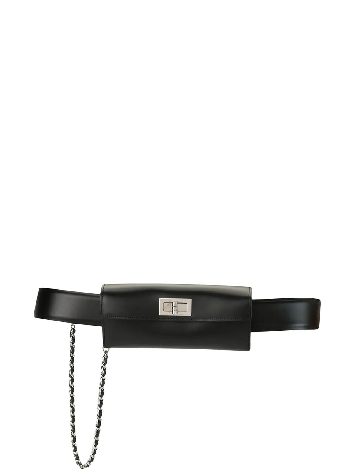 CHANEL Vintage 2003 2.55 ベルトバッグ（ブラック） - 画像1