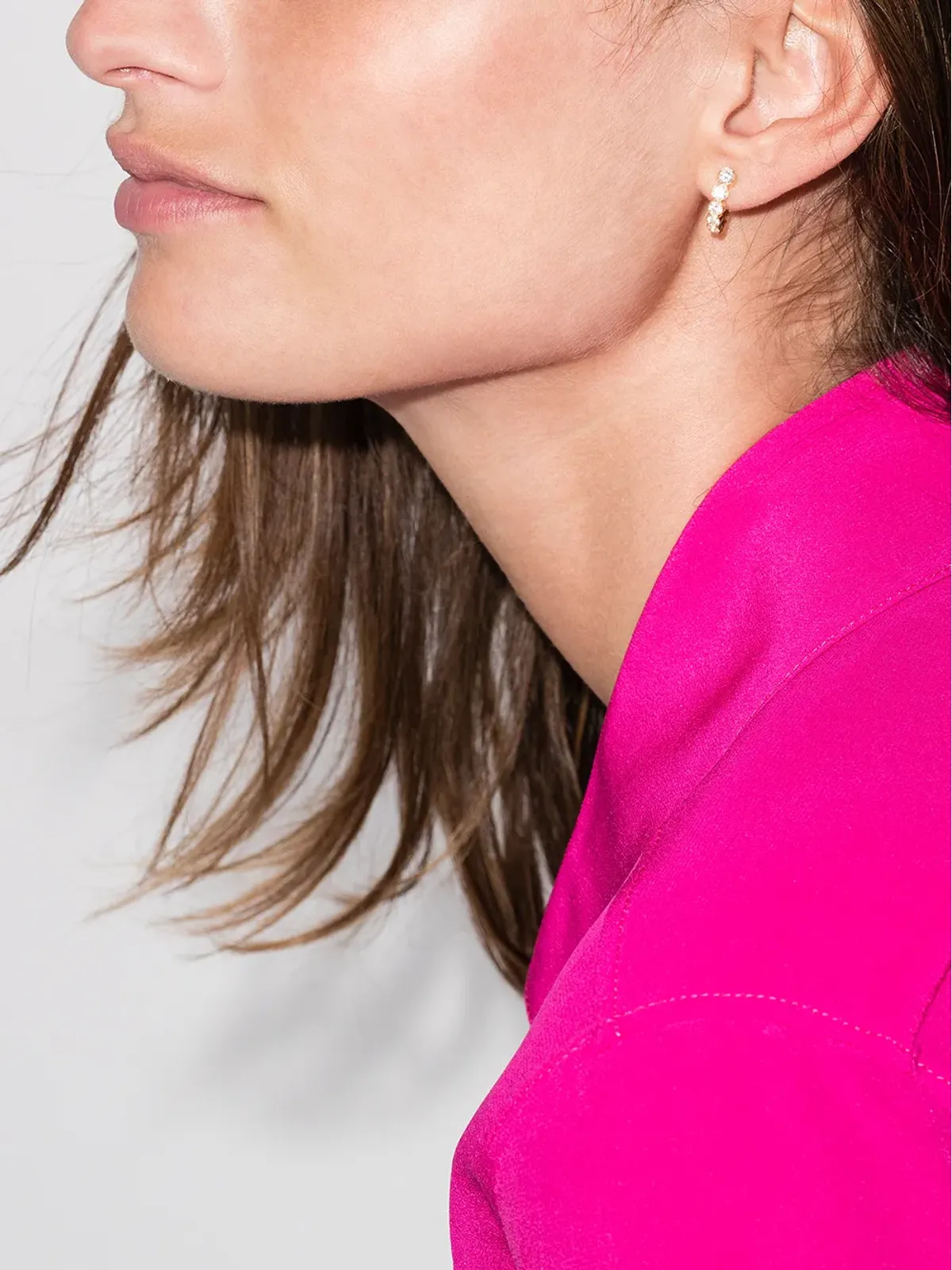 Sophie Bille Brahe 18Kイエローゴールド Boucle ダイヤモンド 片耳ピアス - 画像2