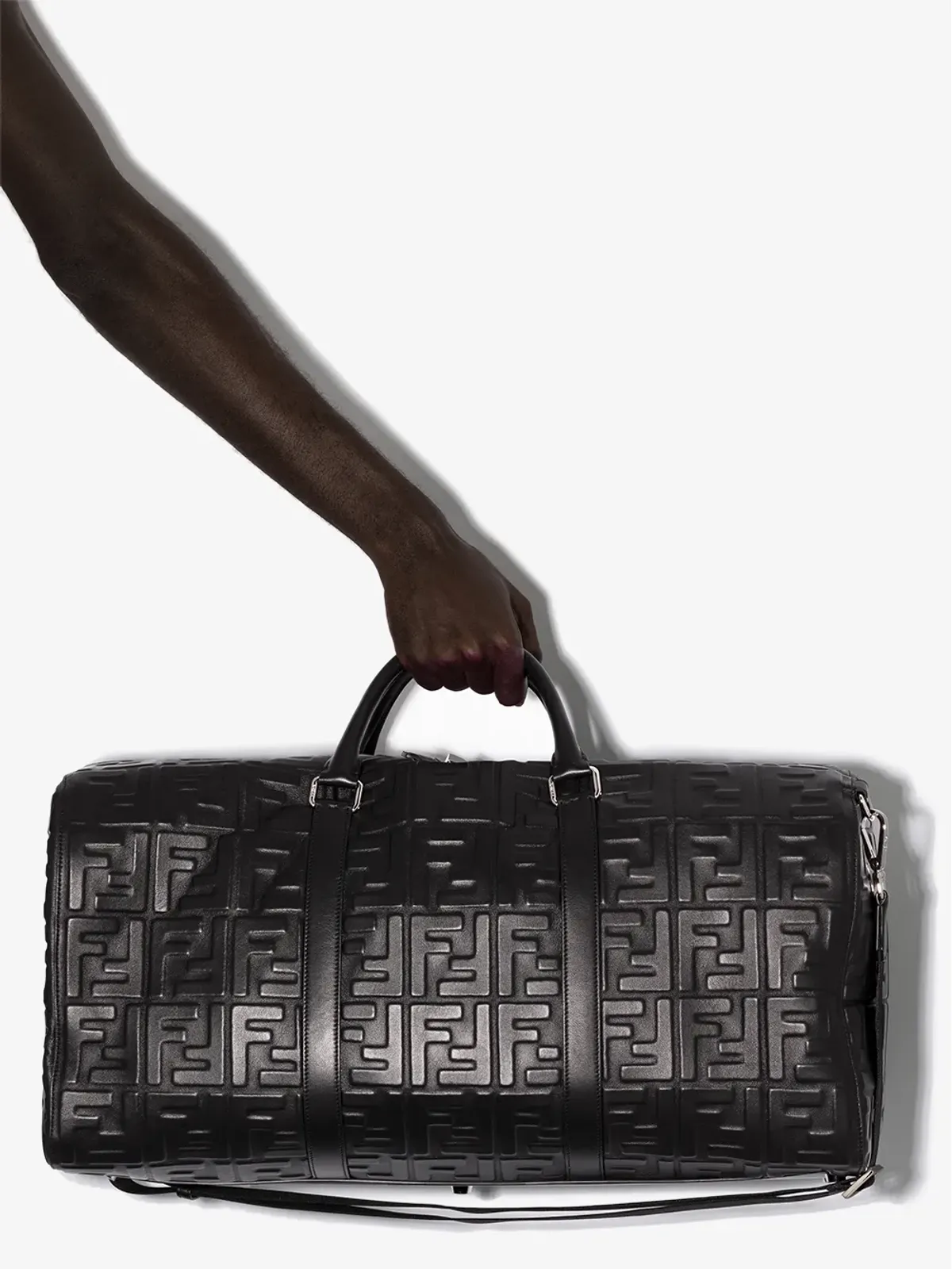 FENDI ロゴエンボス ホールドオールバッグ - 画像4