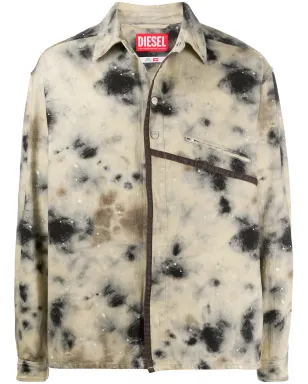 A-COLD-WALL* x Diesel Red Tag stain-print ライトウェイトジャケット - ニュートラルズ - サムネイル1