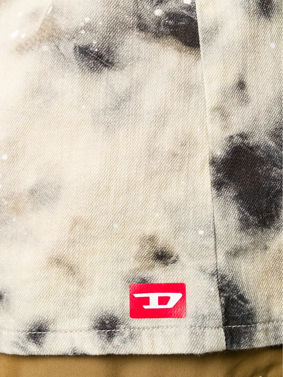A-COLD-WALL* x Diesel Red Tag stain-print ライトウェイトジャケット - ニュートラルズ - 画像5