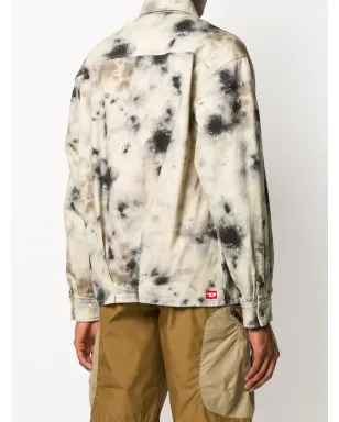 A-COLD-WALL* x Diesel Red Tag stain-print ライトウェイトジャケット - ニュートラルズ - サムネイル4