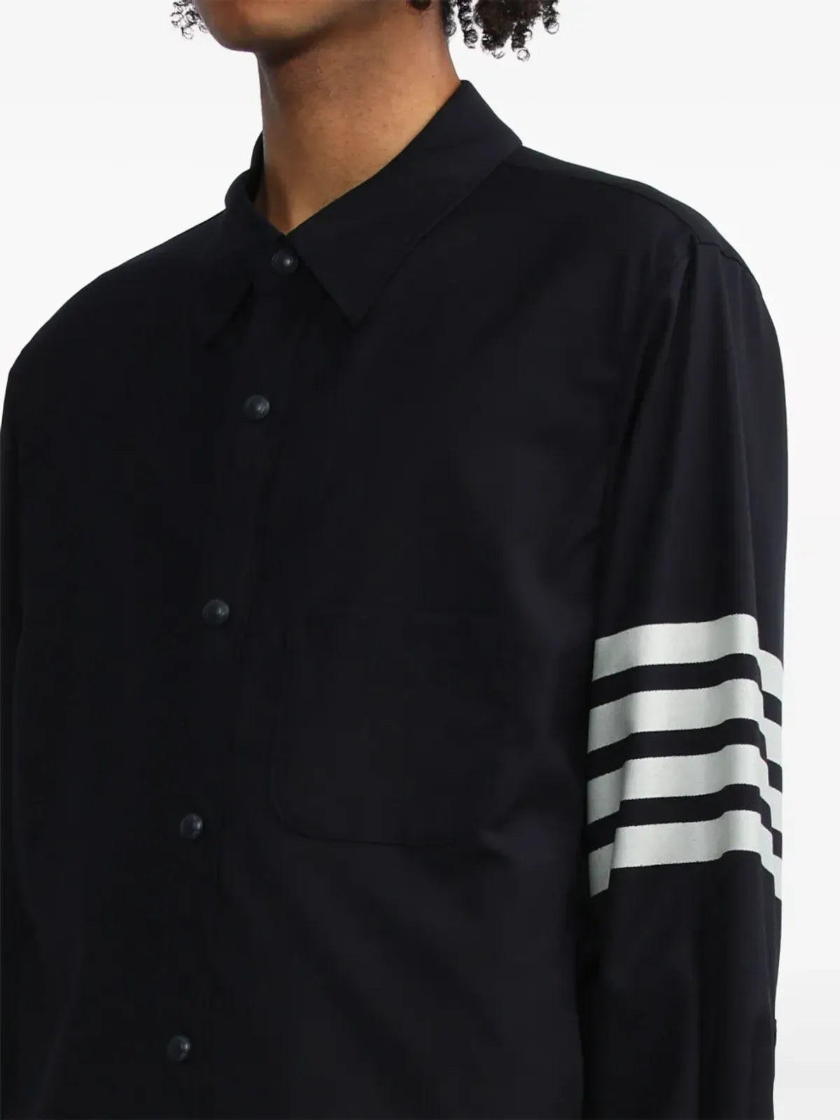 Thom Browne 4-Bar袖シャツ - 画像5