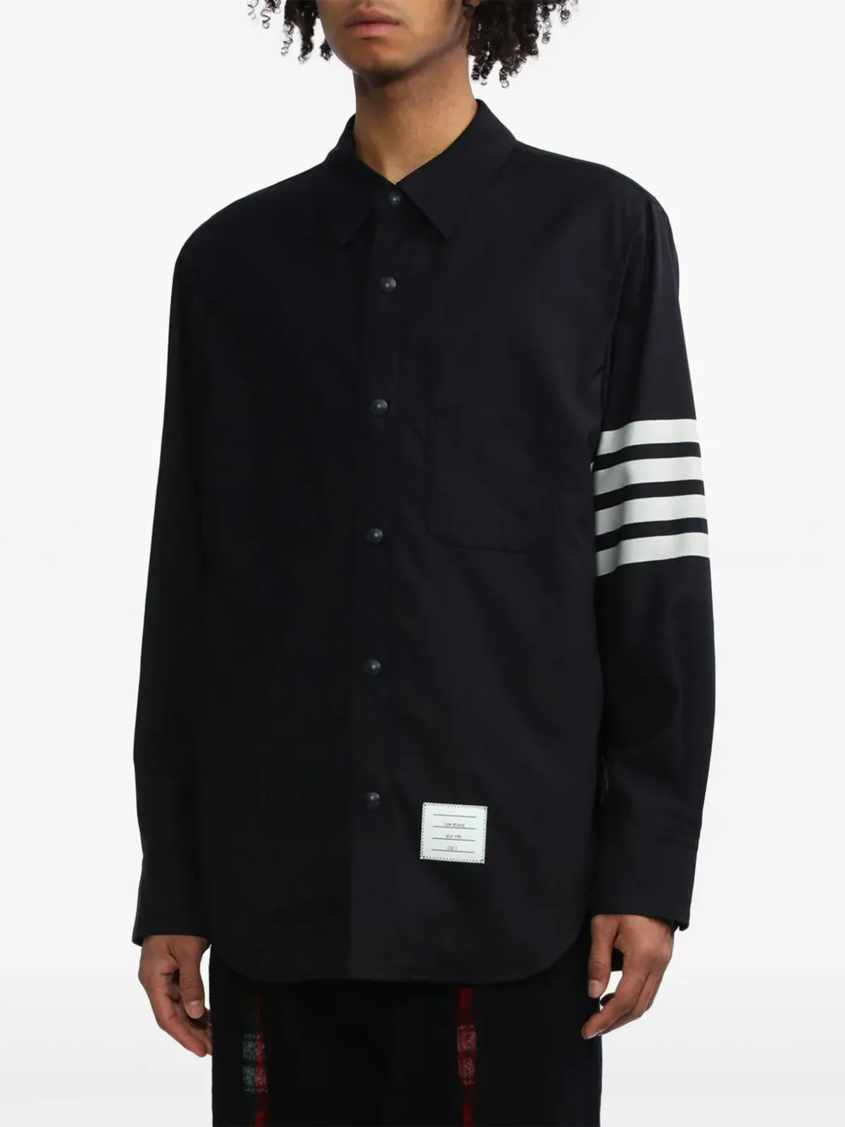 Thom Browne 4-Bar袖シャツ - 画像3