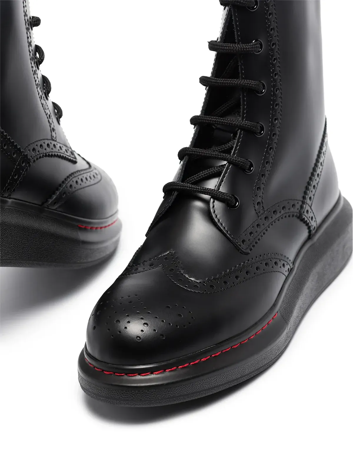 Alexander McQueen レースアップ・コンバットブーツ - 画像2