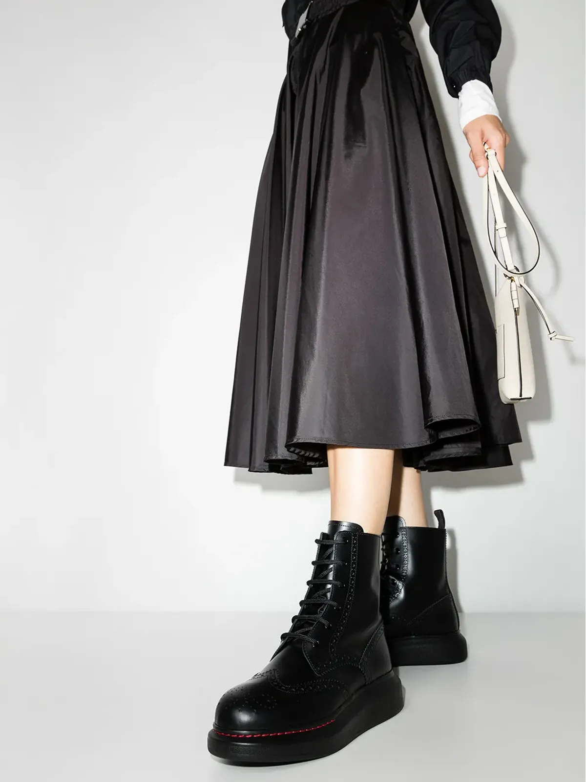 Alexander McQueen レースアップ・コンバットブーツ - 画像3