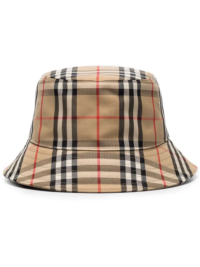 Burberry Burberry ヴィンテージチェック バケットハットの商品画像