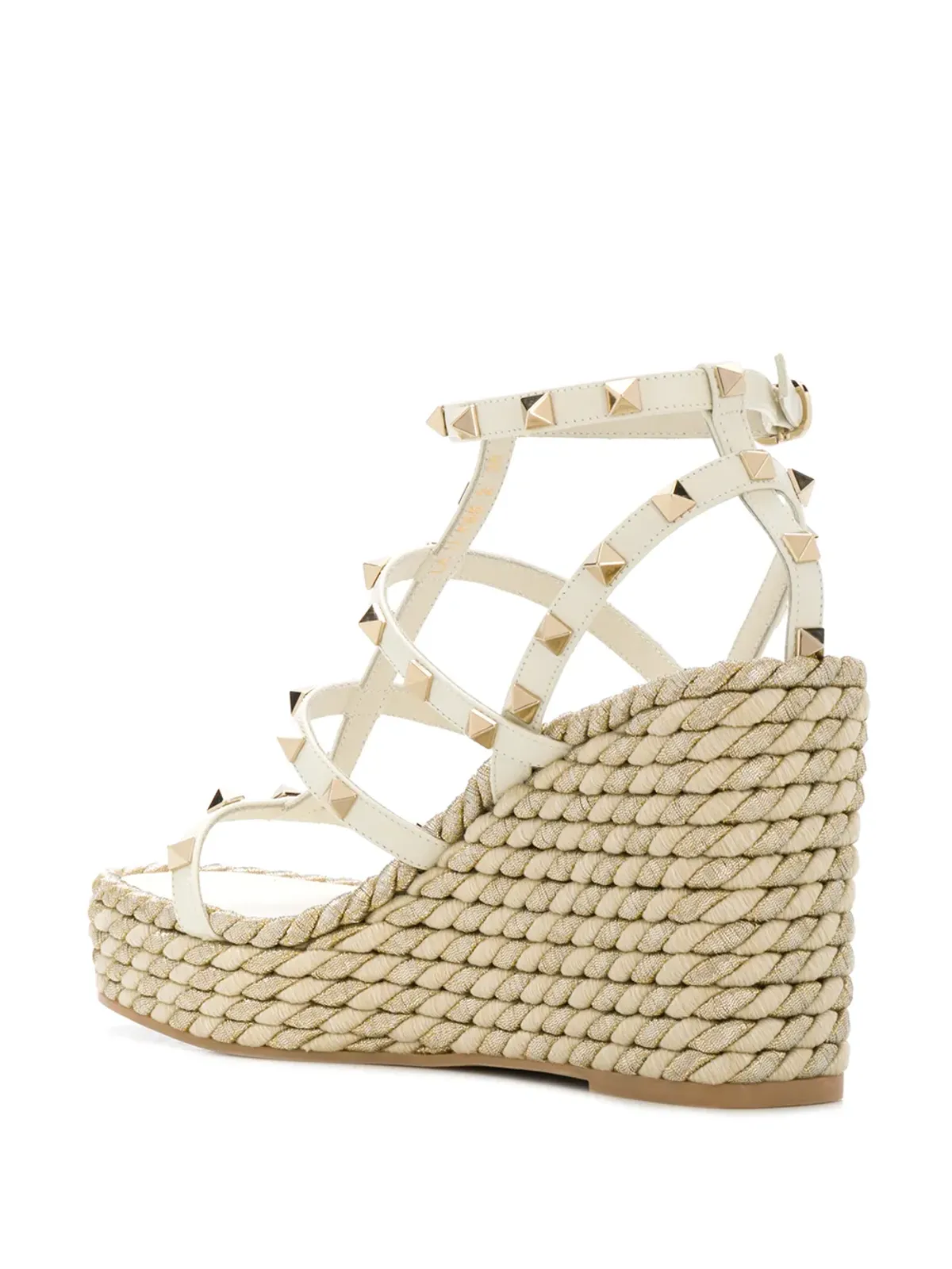 Valentino Garavani Rockstudウェッジサンダル - ニュートラルカラー - 画像3