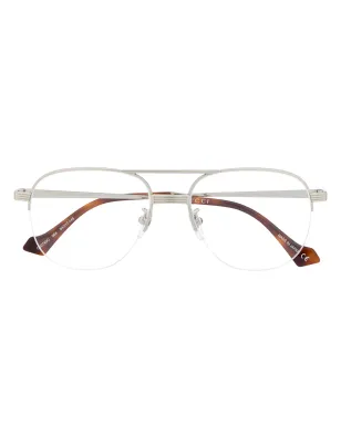 Gucci Eyewear ダブルブリッジ パイロットフレームメガネ - サムネイル1