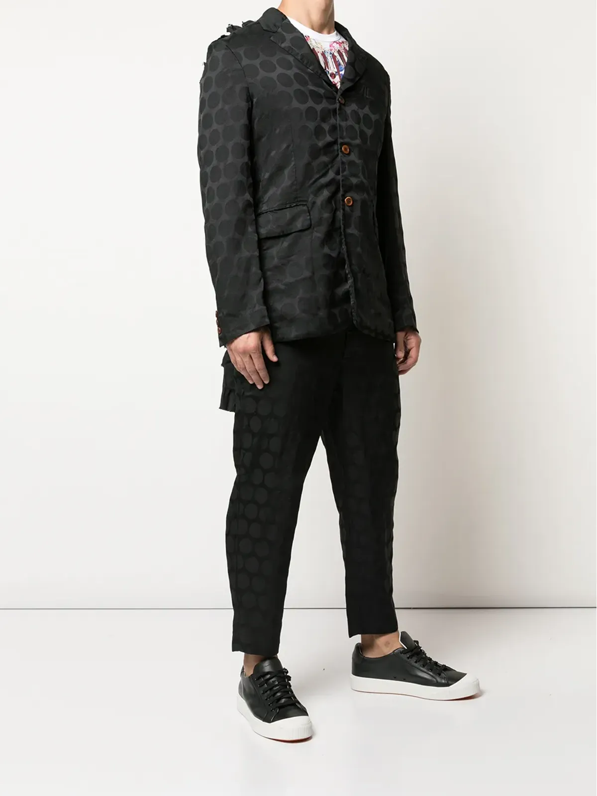 Comme des Garçons Homme Plus フリルディテール ブレザー - 画像4