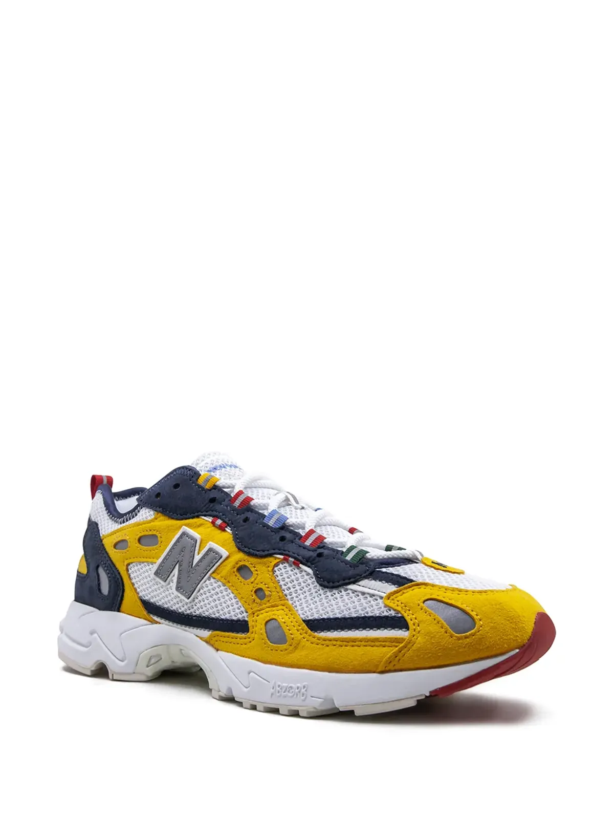 New Balance Aimé Leon Dore 827 イエロー スニーカー - 画像2