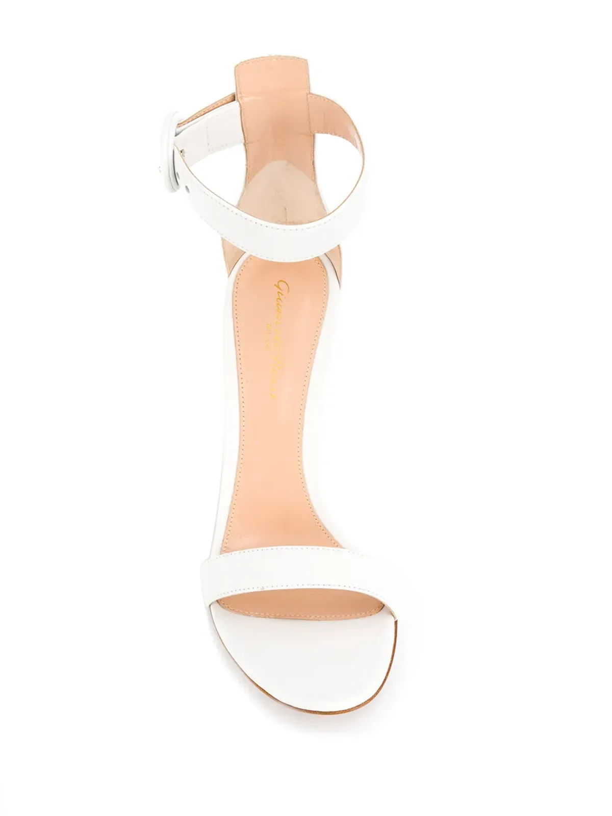 Gianvito Rossi Portofino 85mm レザーサンダル ホワイト - 画像4