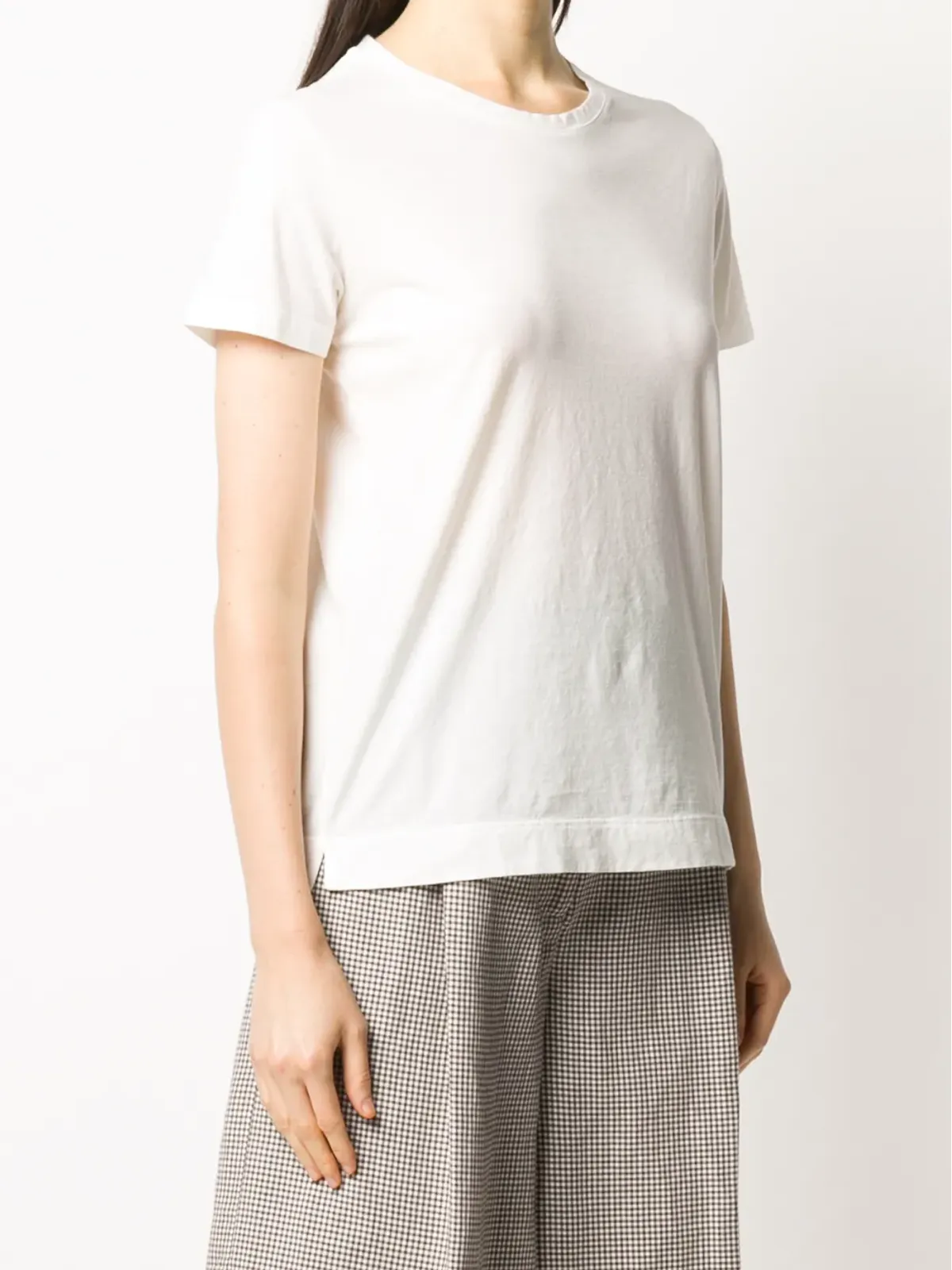 Massimo Alba サイドスリット クルーネック Tシャツ - 画像3