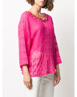 Blumarine 装飾付きニットブラウス - サムネイル3