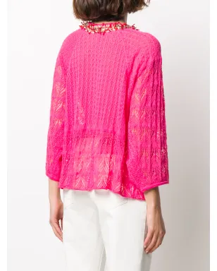 Blumarine 装飾付きニットブラウス - サムネイル4