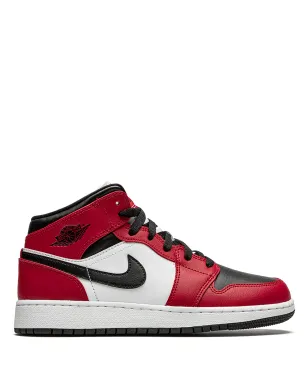 Jordan Kids エアジョーダン 1 Mid Chicago Black Toe スニーカー - サムネイル1