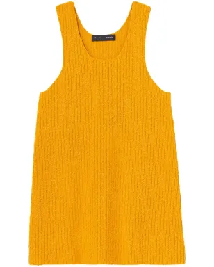 Proenza Schouler メランジブークレ編みニットタンクトップ（イエロー） - サムネイル1