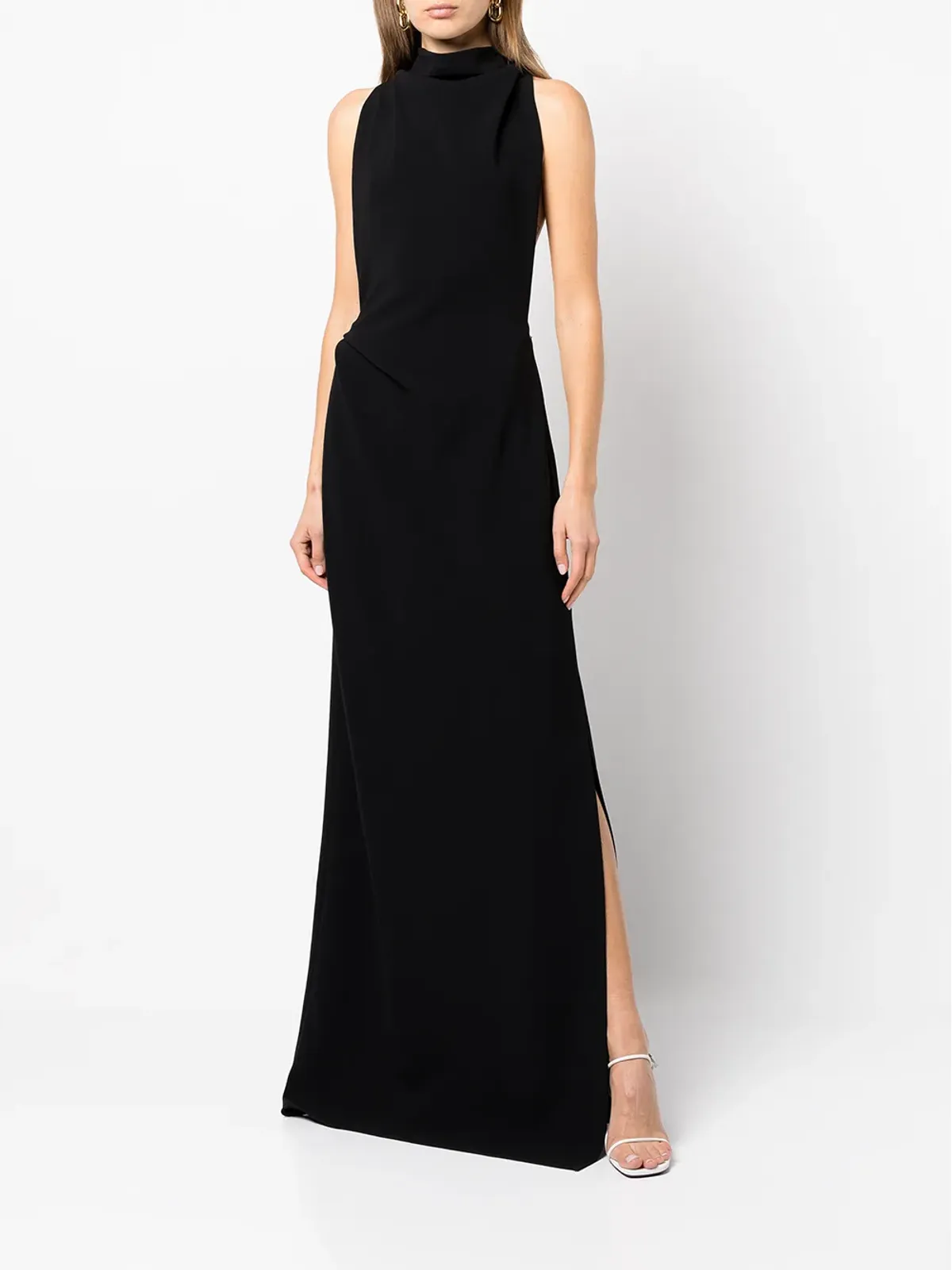 Proenza Schouler マットクレープバックレスドレス - 画像2