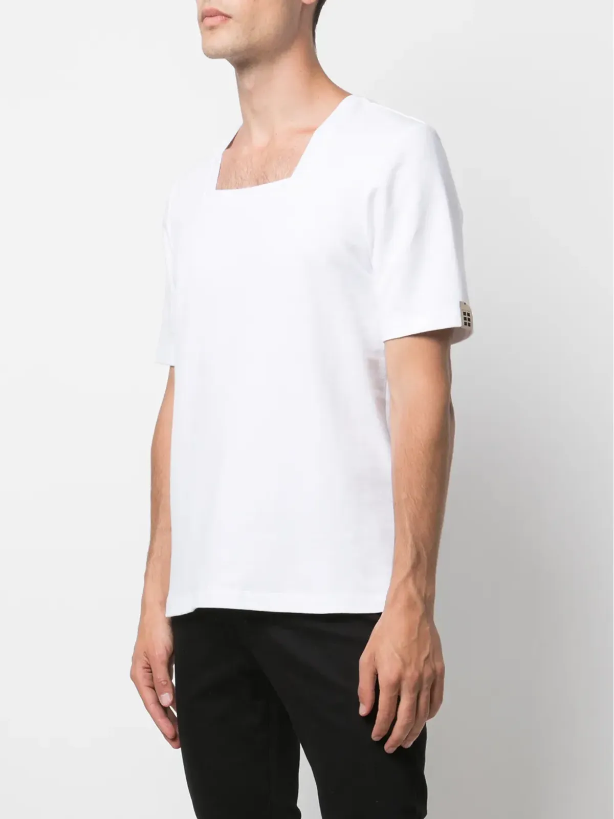 ROMEO HUNTE テリー素材 スクエアネック Tシャツ - 画像3