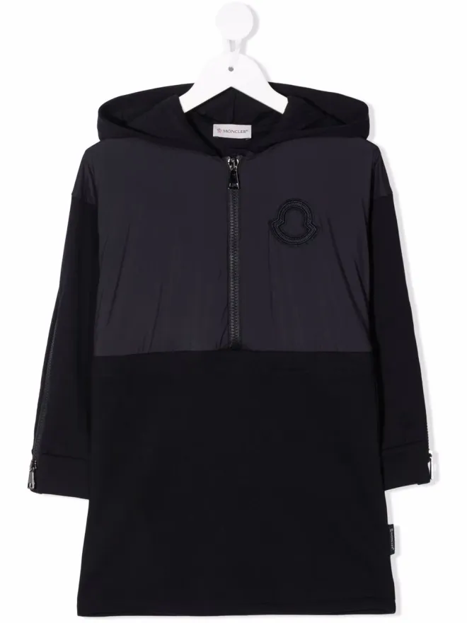 Moncler Enfant Moncler Enfant ジップアップフード付きドレスの商品画像