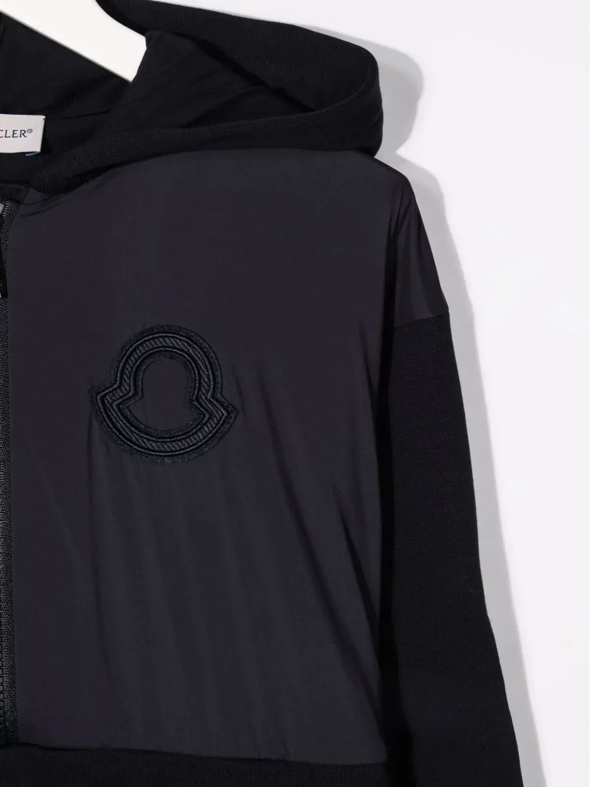 Moncler Enfant ジップアップフード付きドレス - 画像3