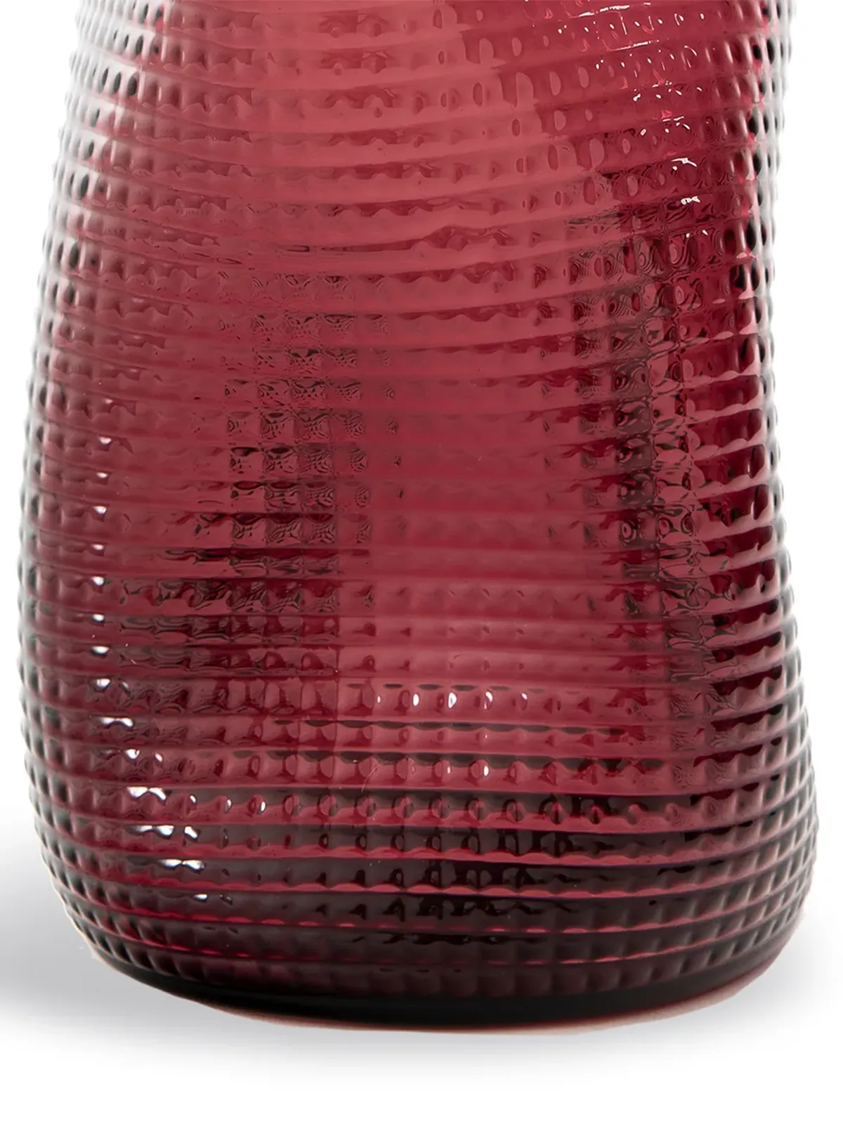 Cassina コーラル色の抽象的テクスチャ花瓶 - 画像3