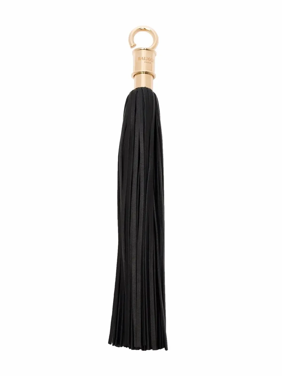 Balmain La Clef タッセルディテール レザー キーホルダー - 画像1