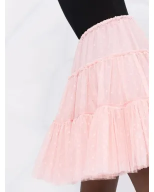RED Valentino ドット柄Aライン ティアードスカート - サムネイル5