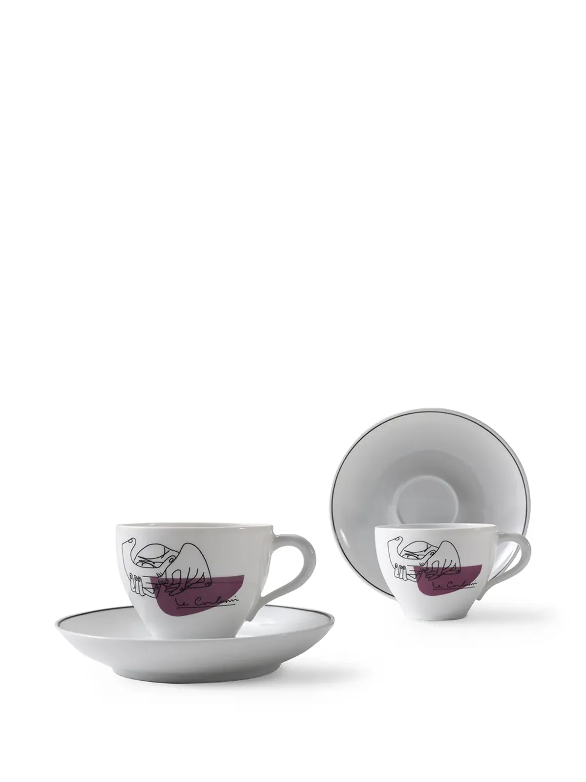 Cassina サービス・プリュニエール コーヒーカップ - ホワイト - 画像2