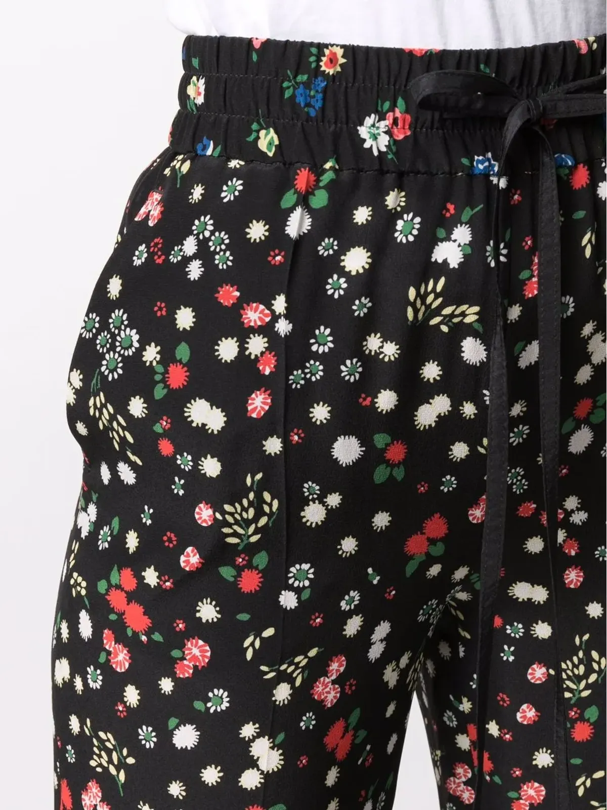 RED Valentino 花柄プリント ウエストゴムパンツ - 画像5
